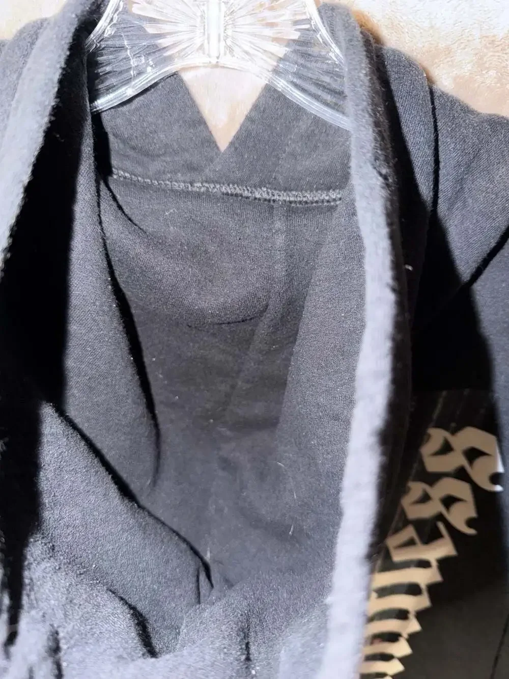 Limitless New York Graphic Hoodie Black Vintage Wash